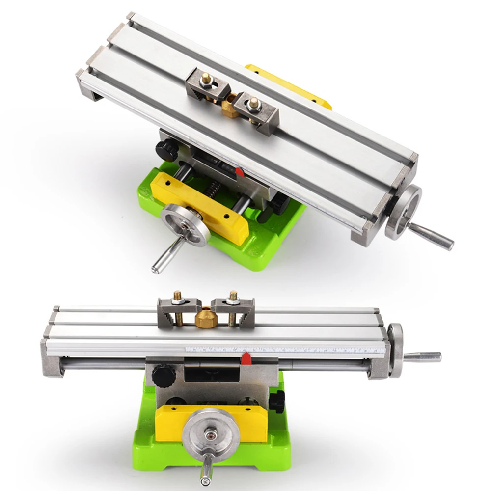 Allsoma volantino con Mini tavolo da lavoro regolabile per fresatrice di precisione con morsa multifunzione da banco