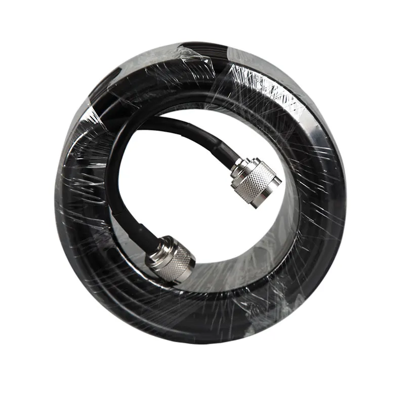 lintratek Coaxial Cable 20M 15M 10M N Male To N Male for Mobile cell phone Cellular Signal Amplifier Booster repeater 5D cable