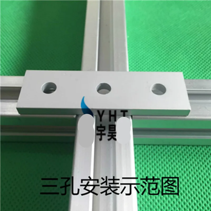 3 Holes Connecting Plate Aluminum Fittings 2020/3030/4040/4545 Connecting Plate