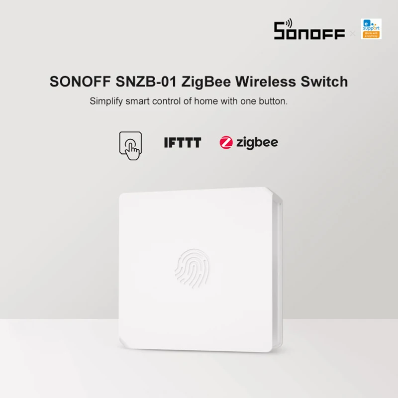 SONOFF Zigbee 3.0 ZBBridge Mini ZBMINI / Wireless Switch / Temperature Humidity /Motion /Door Sensor Work With Alexa Google Home