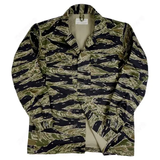 Vietnam War Tabby Tiger Camouflage TCU Vintage US uniforme militare Army Spring Pants Suit Men