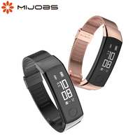 Strap for Honor Band 3 Wristband Stainless Steel Metal Bracelets for Huawei Honor Band 4 Watch Band for Honor Band 5 Wrist Strap