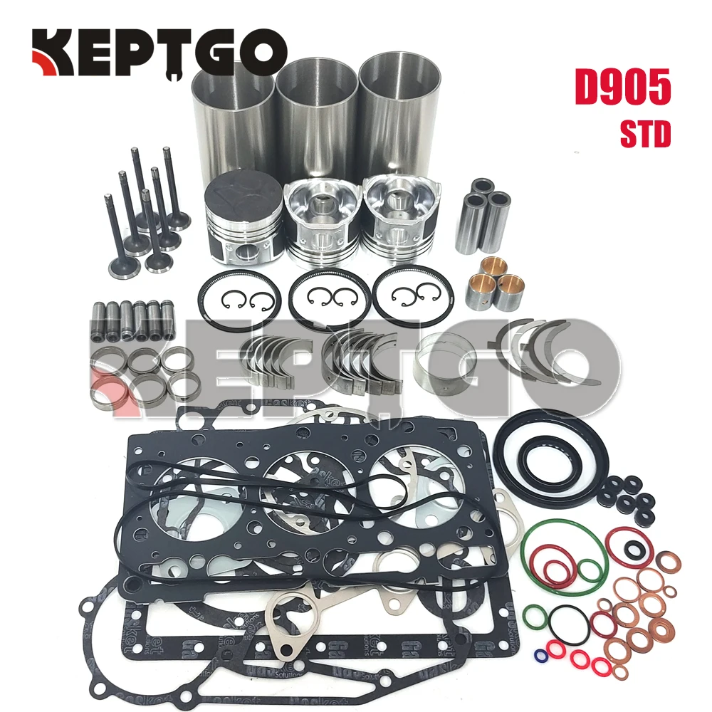 

For Kubota D905 D905E D905B D905BH Overhaul Rebuild Kit Tractor Engine Repair