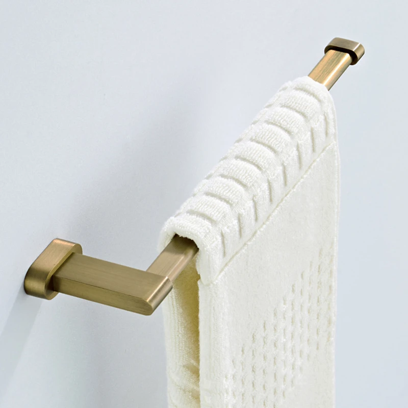 

New Antique Brass Bathroom Towel Holder Single Towel Bar Towel Rack Towel Rail 29cm Bathroom Accessories