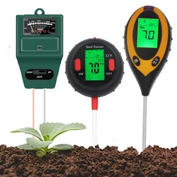 2/3/4/5 IN 1 misuratore di PH del suolo Tester del suolo PH luce solare umidità temperatura sensore di umidità acidità giardino Temp misuratore di terreno