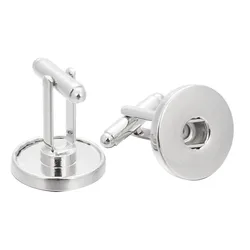 New Snap Buttons Cufflinks Jewelry Fit DIY 18mm Snap Button Charms for Men Women DIY Accessories Gift