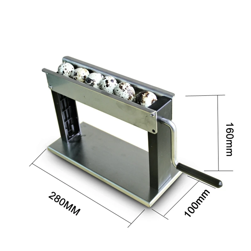 LUDA Egg Huller Manual Household Portable Hand Roll Quail Egg Peeler Manual Quail Egg Peeler Sheller