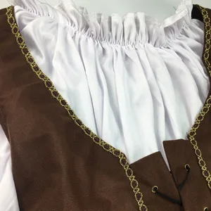 Kaptan Jack Sparrow kostüm, kadınlar için korsan, erkekler için, karayip korsanları Cadılar Bayramı Cosplay giyim seti, takım elbise için yetişkin Jack sparrow kıyafetinin en iyi 10 satışı-no. 3