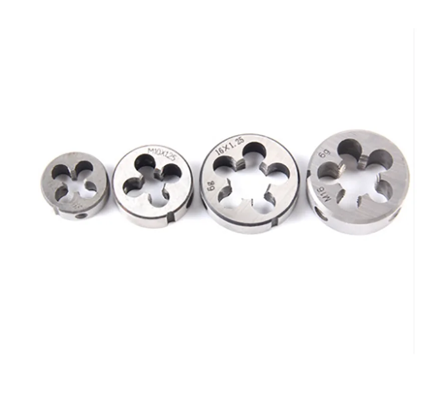 Round Die Round Die Tap DieM5*0.5/M6/M6*0.75/M6*0.5/M7/M7*0.75 Right Hand Thread Die Metric Machine Screw Die Hand Tool