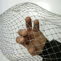 35cm 40cm 50cm Depth Nylon Fishing Nets Collapsible Rhombus Mesh Hole Folding Dip Net