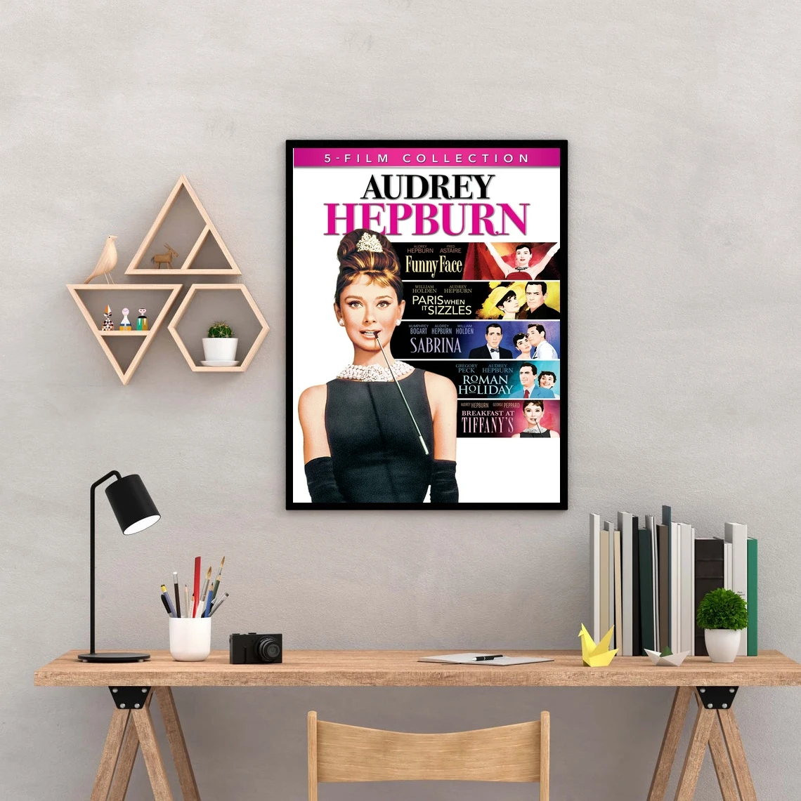 Audrey Hepburn  Movie Cover Poster Prints Art Canvas Painting Wall Pictures Living Room Home Decor ( No Frame )