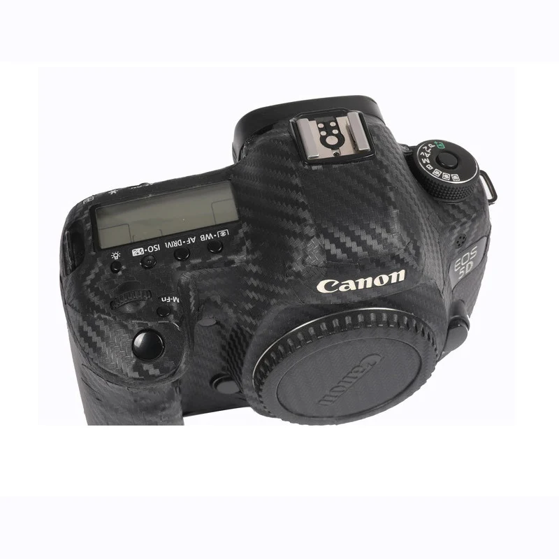 Camera Body Carbon Fiber Film Protector Sticker Skin For Canon EOS 5D Markii 5D3 5DIV 200DII SL3 5D4 EF24-70 F2.8 17-40 Lens