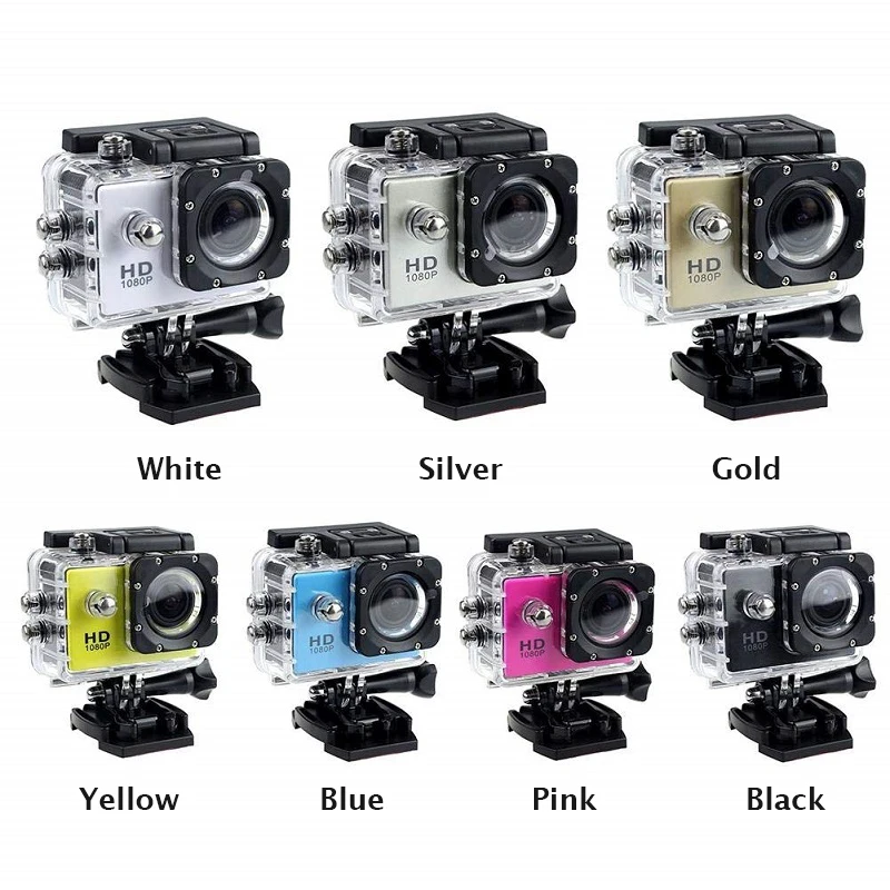 Thể Thao Hành Động Camera HD 1080P Mini Dưới Nước Máy Quay Ngoài Trời Đầu Ghi Hình Deportiva Camara Acuatica Micro Giám Sát Video Ảnh Cam