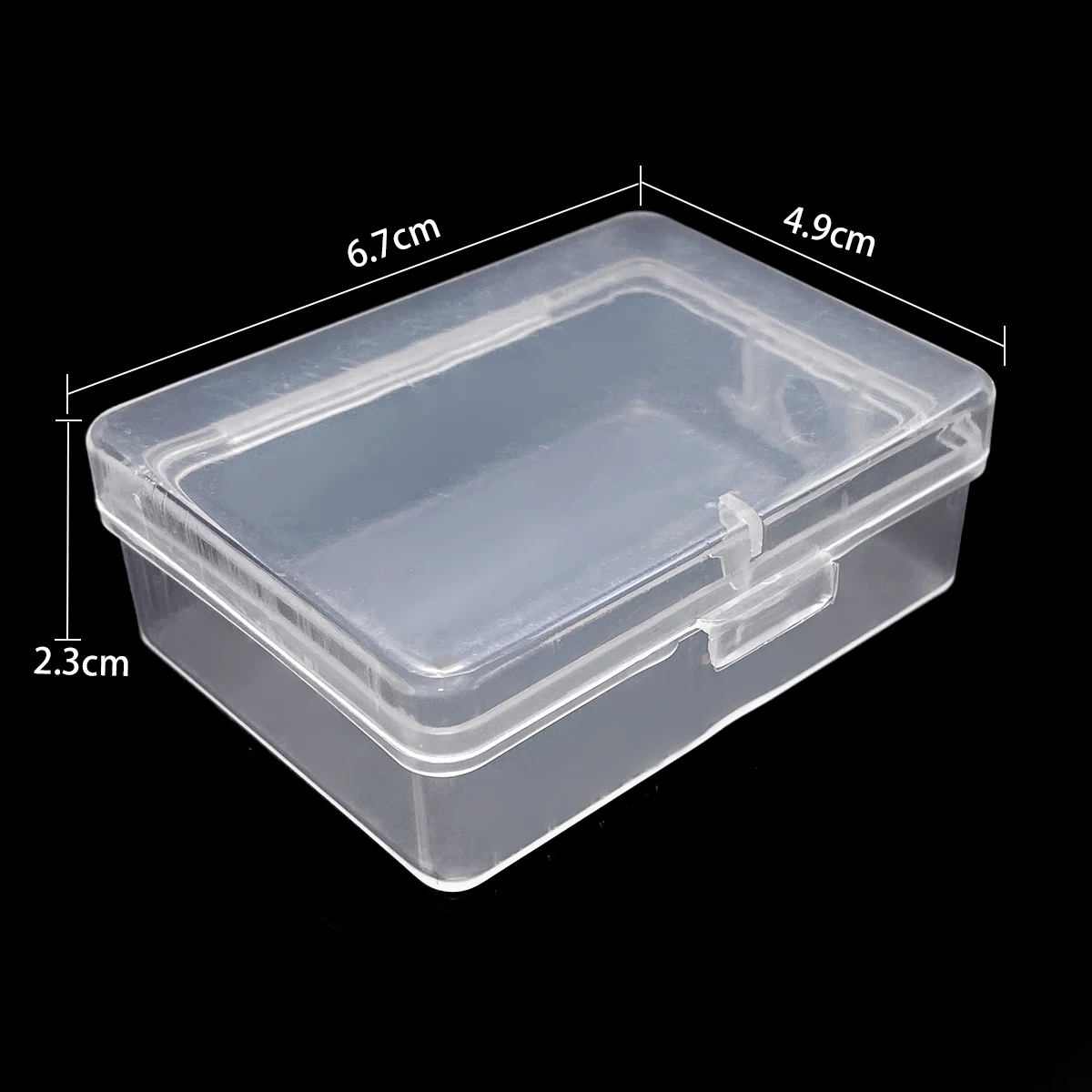Plastic Jewellery Box with Mirror, Adjustable Storage