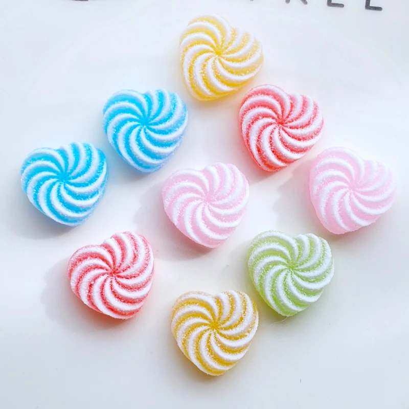 20Pcs Kawaii Cute  Mixed Artificial Fudge Flat Back Cabochons Scrapbooking DIY Jewelry Craft Decoration Accessories L63