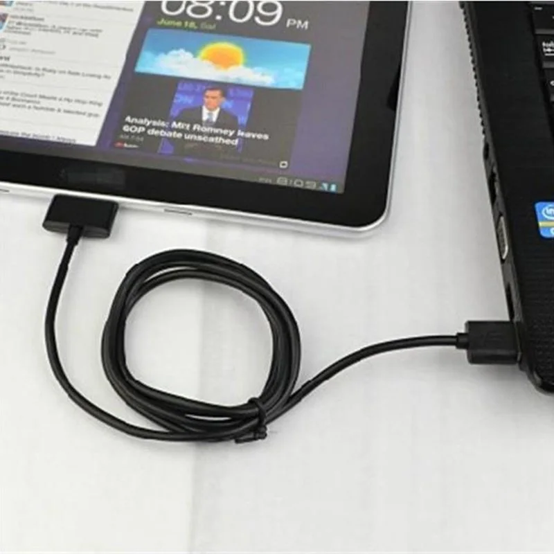 USB Charger Sync Data Cable For Samsung Galaxy Tab Tab 2 3 7.0 8.9 10.1 Note 2 P1000 P1010 P3100 P6810 P7510 Tablet Charge Cable