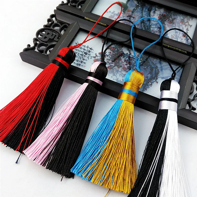 8cm Dual-color DIY Handicraft Accessories Xiao Tassel Pillow Curtain Hanging Earring Costume Spike