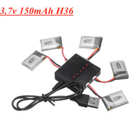 H36 battery 3.7V 150mAh For JJRC E010 E011 E012 E013 Furibee F36 RC Quadcopter Parts 3.7v 651723 Lipo Battery and Charger Set