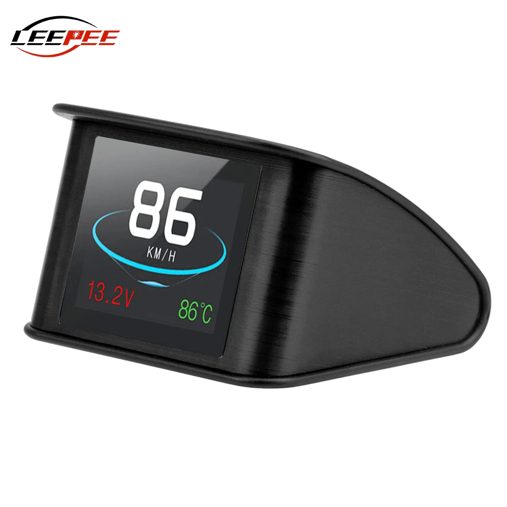 P10 HUD Car Head Up Display OBD2 On-board Computer Digital Speedometer Meter Electronics Automotive Accessories Cartronics Goods