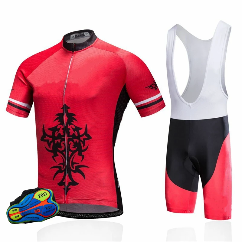 Ultraviolet-Proof Bicycle Suits Men\'s Bike Uniform Breathable Cycling Jerseys Sportswear Short Sleeve Bike Uniform With Pocket