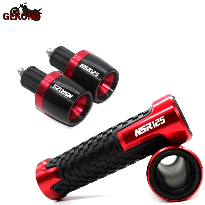 Fit For NSR125 NSR 125 1988 1989 1990 7/8'' 22mm Motorcycle Accessories handlebar grips ends handle bar grip end CNC Alumninum image 4