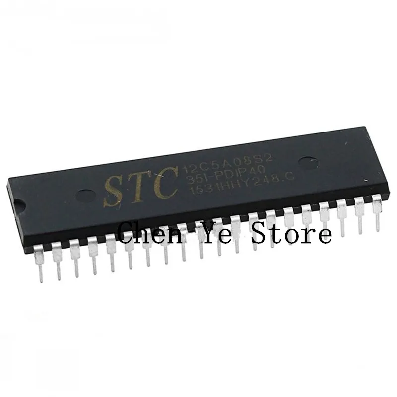 Free shipping2PCS 100% NEW Original STC12C5A08S2-35I-PDIP40 STC12C5A08S2-35I DIP-40 IC
