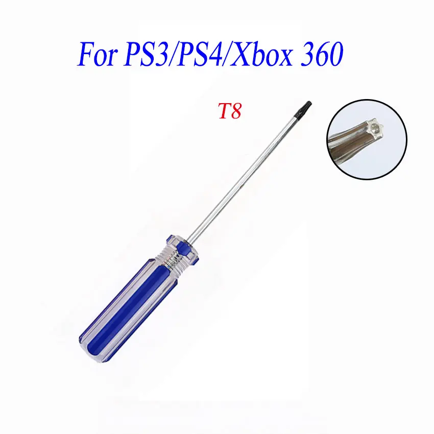 Security Screwdriver for Xbox 360/ PS3/ PS4 Tamperproof Hole Repairing Opening Tool Screw Driver Torx T6 T8 T10