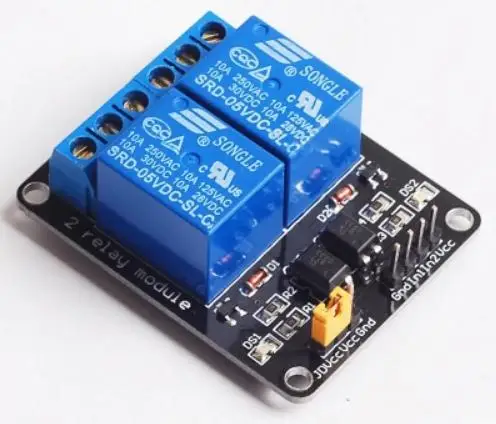 5pcs/lot 2-channel New 2 channel relay module relay expansion board 5V low level triggered 2-way relay module for ard uino