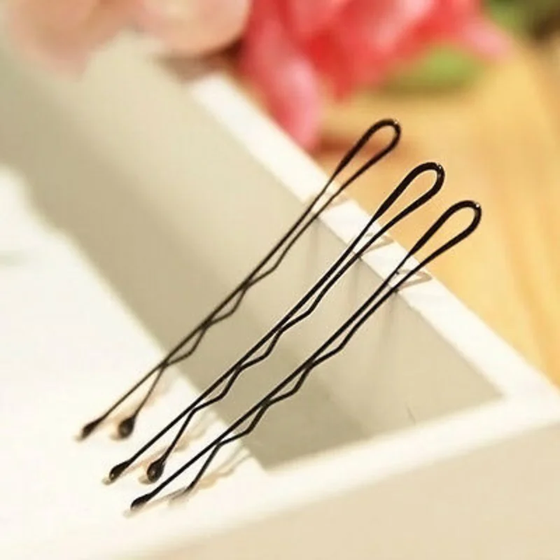 1/60Pcs/set Invisible Black Hairpins For Women Hair Clip Flat Top Bobby Pins Lady Hairgrip Barrettes Hairclips Hair Accessories