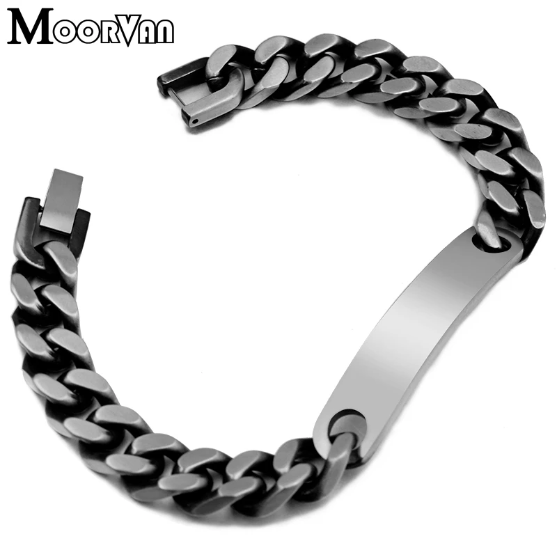 Present  Jewelry Promotion Neo-Gothic Bracelet Punk Vintage Jewellery Retro,Custom ID,Stainless Steel Men Women Bracelet B411