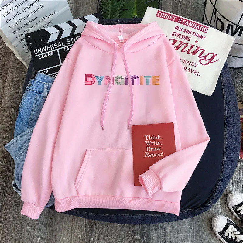 Women Hoodies Urtle Neck! Sweatshirts Boys Dynamite Korea Harajuku Hoody Hoodies Dynamite Men Sweatshirts Hooded K Pop