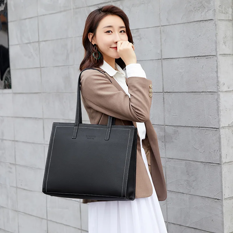 Women\'s Handbag Luxury ladies Hand Bags Large capacity Women Shoulder Bag pu Leather Big Tote Sac Bols lady Office bag Business