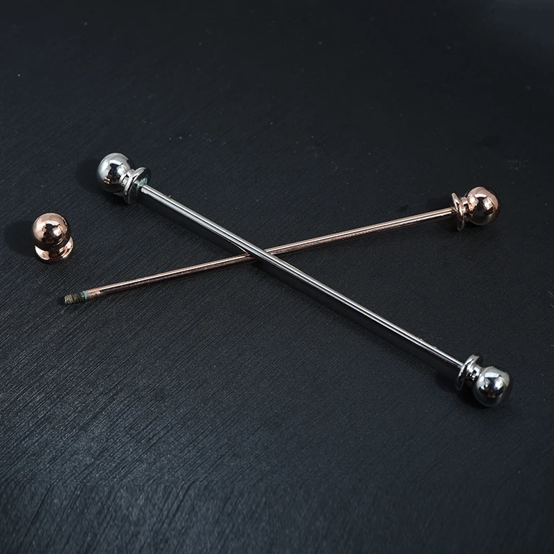 Luxury Copper Shirt Collar Pin Barbell Lapel Stick For Men Fashion Jewelry Accessories