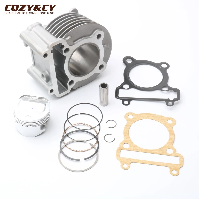 58.5mm Big Bore Cylinder Kit & Piston Kit for Yamaha BWS125 ZUMA YW CYGNUS-X /-SR /-FI 125cc 4V Scooter engine parts 4 stroke