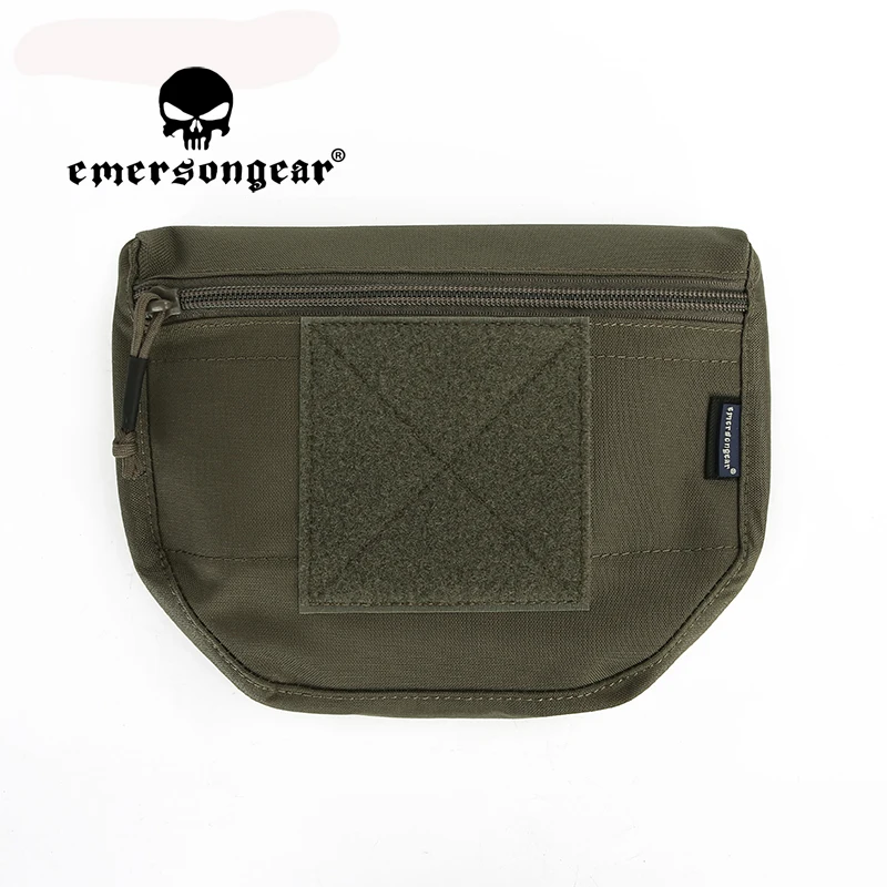 Emersongear Tactical Carrier Drop Pouch Outdoor Climbing Bag Cummerbund Pocket Shooting Armor Airsoft For AVS JPC Plate Carrier