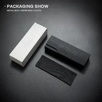 超輕量鈦金屬眼鏡框 男士方形近視矯正眼鏡 女士透明眼鏡 2023 奢華品牌眼鏡 8 最佳銷售 男士透明鏡框 - №4