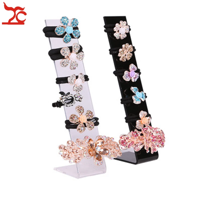 Fashion Acrylic Hair Clip Jewelry Showcase Holder Hairpin Display Show Stand Holder Jewelry Display Stand Rack New Arrival