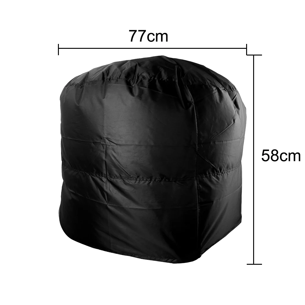 HILIFE Barbecue Cover Round Grill Case BBQ Covers Tarpaulin Anti Dust Waterproof Rain Protector Outdoor 77x58cm/80x66x100cm