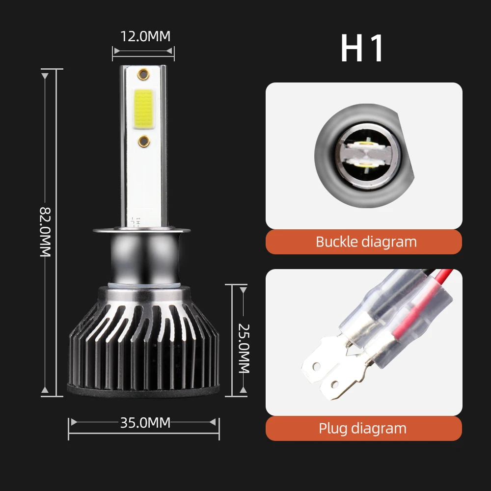 6000K Combo LED Headlight Bulbs High Low Car Search Lights Kit Bright Replace Luces For Mazda 6 2003 2004 2005 2006 2007 2008