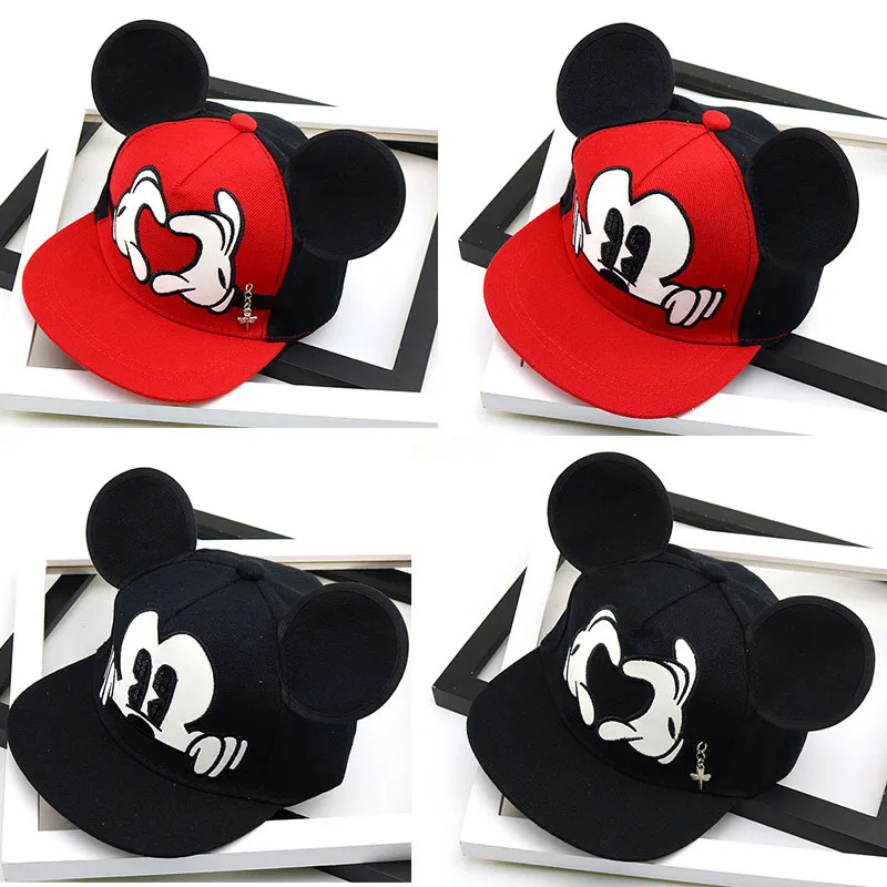 Children Disney Mouse Mickey Kids Hat Boy Girl Baseball Caps Mickey Minnie Mouse Cartoon Fashion Baby Caps for Baby Summer Hat