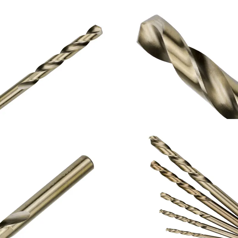 1/5/10pcs High Speed Steel Cobalt bearing Twist Drill Bit M35 1.0mm-14mm  Drill Bit For Wood/Metal Hole Cutter Power Tools