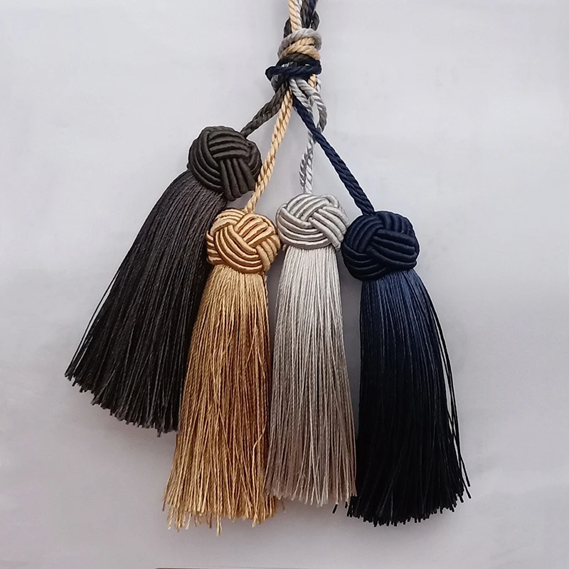 2Piece Mini Tassel Fringe Trim DIY Craft Tassels Hanging Pendant Sewing Room Accessory Jewelry Decoration Curtain Accessories