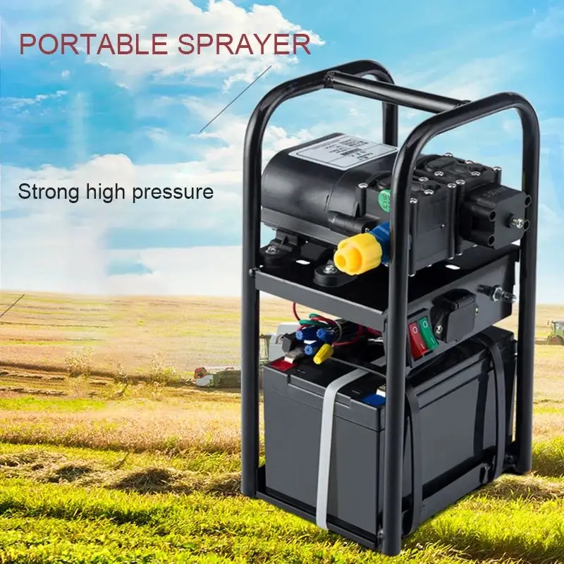 

Agricultural electric sprayer intelligent high pressure small multi-function double pump fight drugs spray machine charging