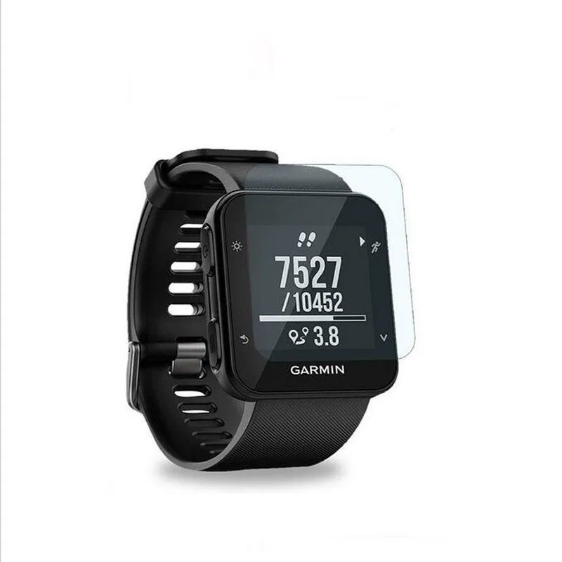2 เครื่องฉีดน้ำแรงดันสูง ultra maxx HD ล้างกระจกนิรภัยป้องกันฟิล์มสำหรับ Garmin Forerunner 35 Fr35 สมาร์ทนาฬิกา Toughened ป้องกันหน้าจอ