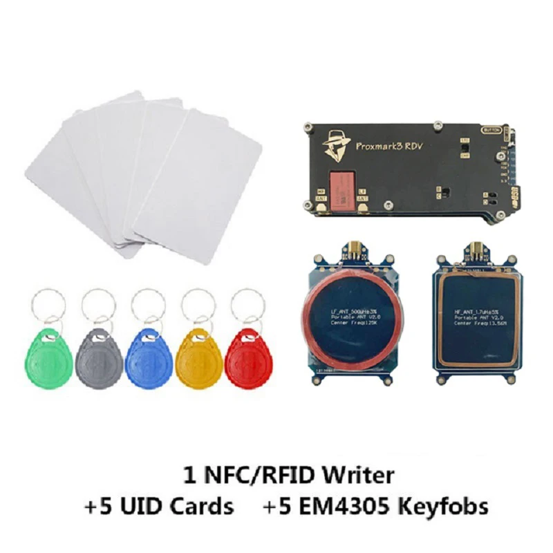 Proxmark3 V2 DEV Kits RFID Programmer Cloner Duplicator Reader Writer UID T5577 NFC Copier Proxmark 3 Clone Replicator