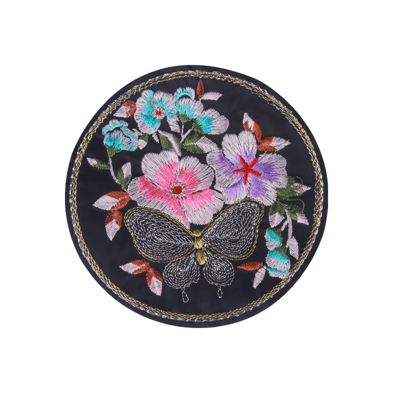 Flower Patch Decoration Wild Clothes Down Jacket Wallet Diy Embroidery Flower Cloth Stickers