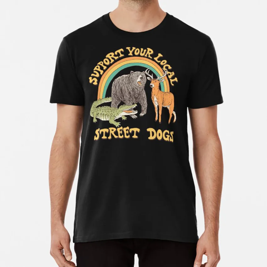 Street Dogs T Shirt Bear Deer Alligator Mammal Reptile Dog Doggo Dogs Puppy Pupper