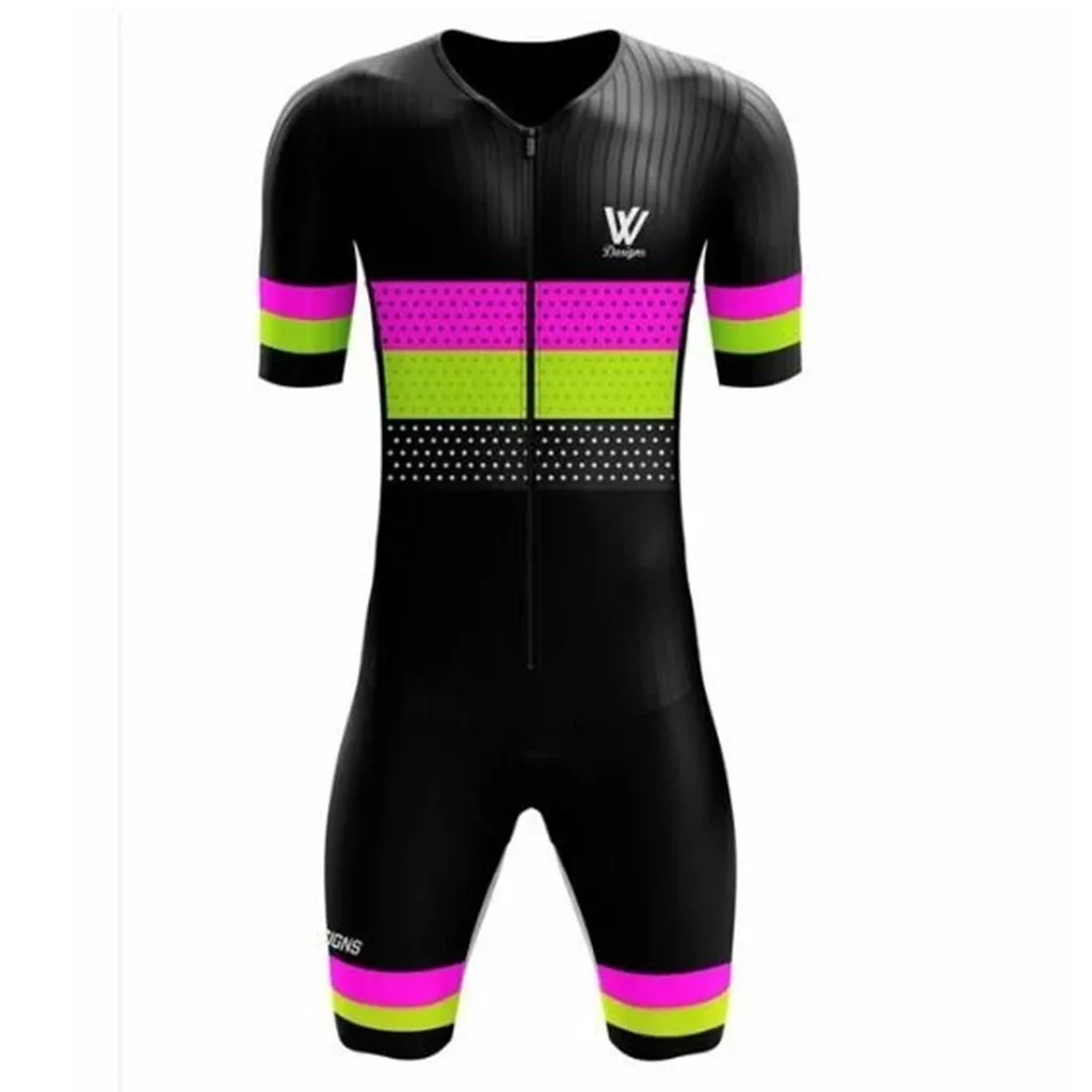 Herren Elite Sleeved Triathlonanzug Kurzarm Trisuit SpeedSuit Skinsuit Swim-Bike-Run Ciclismo Maillot Jumpsuit 2XS-4XL Größe
