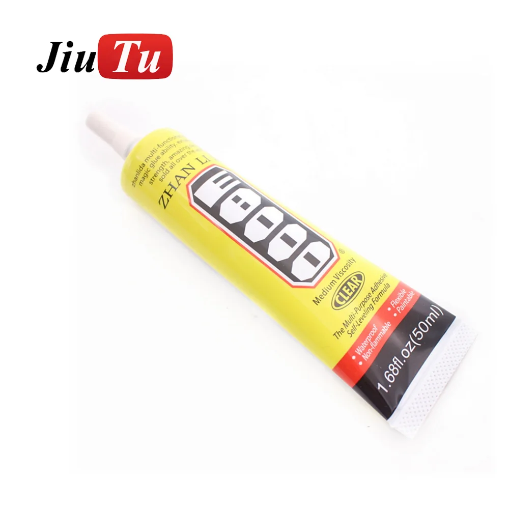 50ml E8000 Strong Liquid Glue Clothes Fabric Clear Leather Adhesive Jewelry Stationery Phone Screen