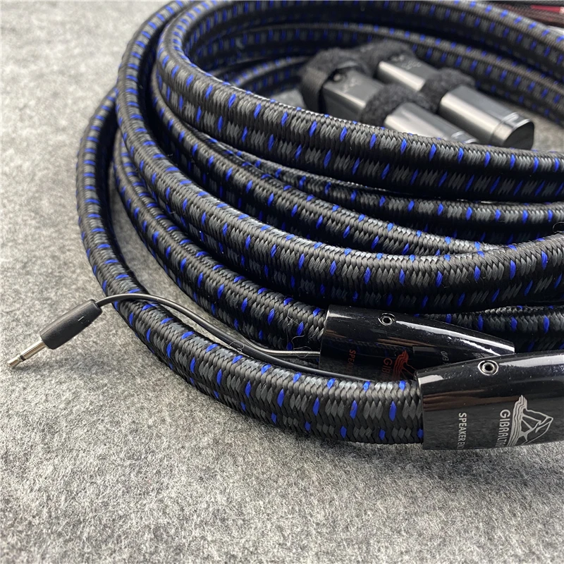 HiFi Audio Line Gibraltar Speaker Cable Silver Banana Plug 72V DBS for Subwoofer Amplifier CD Player